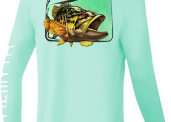 Palmyth Boys Fishing Shirt Youth Long Sleeve T-Shirt UPF 50+ Sun Protection