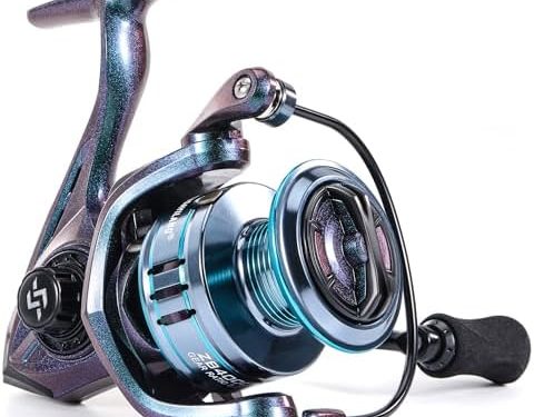 Sougayilang Spinning Fishing Reels,Super Powerful Smooth Drag with 11+1 Ball Bearings from 1000 to 4000 Series for Freshwater Saltwater
