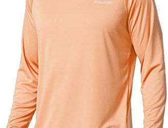 BALEAF Men’s Sun Protection Shirts UV SPF UPF 50+ Long Sleeve Rash Guard Fishing Running Quick Dry Lightweight