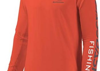 BASSDASH Fishing T Shirts for Men UV Sun Protection UPF 50+ Long Sleeve Tee T-Shirt