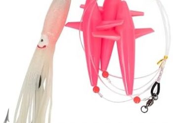 BLUEWING Fishing Daisy Chain Big Game Daisy Bird Bulb Squid Trolling Bird Tuna Lures Fishing Teasers for Marlin Sailfish Fishing