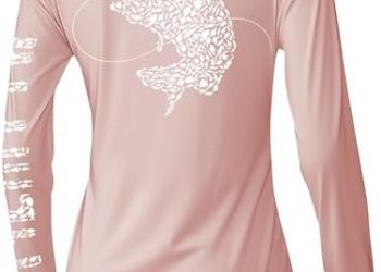 Palmyth Womens UPF 50+ Fishing Shirts Sun Protection Long Sleeve T-Shirt
