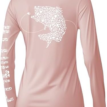 Palmyth Womens UPF 50+ Fishing Shirts Sun Protection Long Sleeve T-Shirt