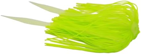 12 Bundles Silicone Jig Skirts Replacement Fishing Skirts for Spinnerbaits Bass Jig Lures Fishing Bait Accessories Quick Change Squid Jig Skirts
