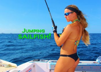 FLORIDA SAILFISH GIRL FISHING GOPRO VIDEO