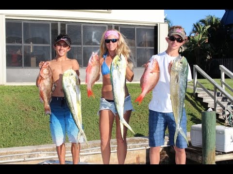 Florida Offshore Mahi Fishing and Live Bait GoPro Video