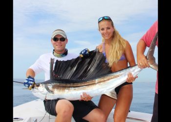Palm Beach Florida Girl Sailfish Fishing GoPro Video