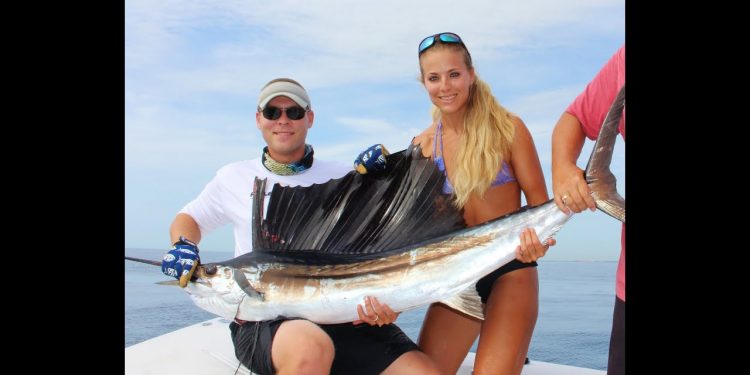 Palm Beach Florida Girl Sailfish Fishing GoPro Video