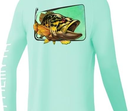 Palmyth Boys Fishing Shirt Youth Long Sleeve T-Shirt UPF 50+ Sun Protection