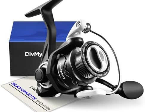Spinning Reel with 9+1 BB | Basic Series, Reinforced Durable Nylon Frame, 1000/2000/3000/4000/5000 Size, Lightweight & Ultra Smooth | Fishing Reels for Freshwater, Orange