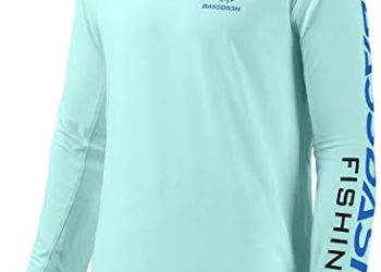 BASSDASH Fishing T Shirts for Men UV Sun Protection UPF 50+ Long Sleeve Tee T-Shirt