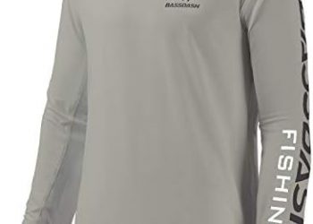 BASSDASH Fishing T Shirts for Men UV Sun Protection UPF 50+ Long Sleeve Tee T-Shirt