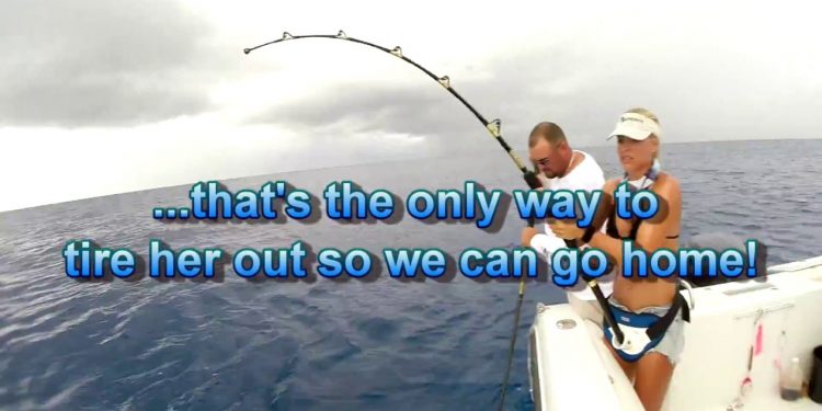 Bahamas big snapper & shark fishing gopro video