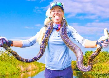 I Got CHOKED By A Massive Python! (Catch & Cook Florida Everglades Invasive Burmese Python)