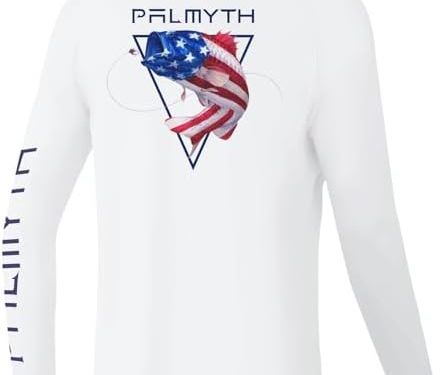 Palmyth Boys Fishing Shirt Youth Long Sleeve T-Shirt UPF 50+ Sun Protection