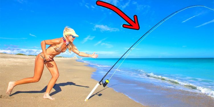 Beach Fishing For Florida Pompano! (Catch & Cook Compilation)