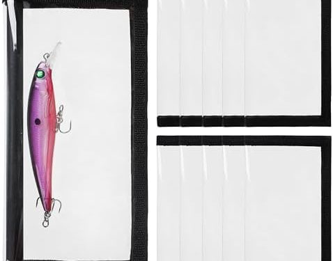 Fishing Lure Wraps Covers,4/8 Packs Clear PVC Lure Covers Durable Fishing Bait Cover Easily See Lures Fishing Hook Covers Bait Storage Protector Keep Fishing Safe for Fishing Rod