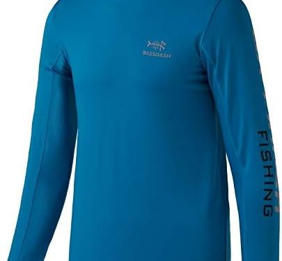 BASSDASH Youth Fishing T Shirts UPF 50+ Long Sleeve Performance UV Protection Tee for Boys Girls