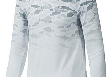 BASSDASH Youth UPF50+ Camo Long Sleeve Fishing Shirt UV Protection Quick Dry Tee