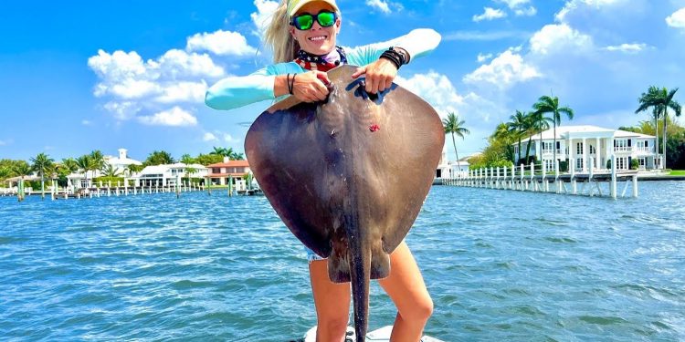 Confession! I used this massive Stingray for bait.