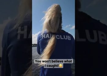 Girl CATCHES Big Fish in Public Waterway!