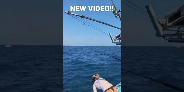 Girl Hand lining big Fish!! Watch the full video!
