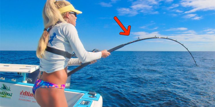 Dropped Cut Bait 300 Feet Down & Caught a RECORD Fish! (Catch & Cook)