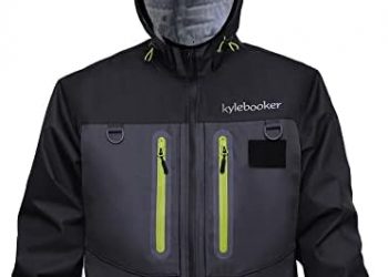 Kylebooker Fly Fishing Wading Jacket Outdoor Activities Waterproof Wader Jackets for Men and Women