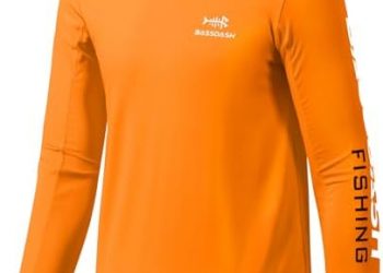 BASSDASH Youth Fishing T Shirts UPF 50+ Long Sleeve Performance UV Protection Tee for Boys Girls