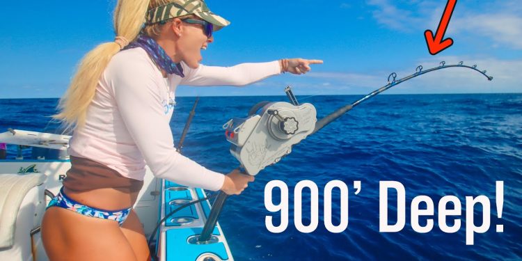 Using a $6,000 Rod & Reel to Fish 900′ Deep and Caught THIS!