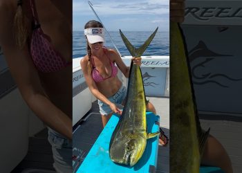 Great day on the water 🖤🎣 #fishingwithluiza