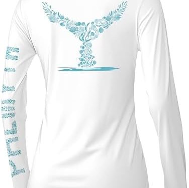 Palmyth Womens UPF 50+ Fishing Shirts Sun Protection Long Sleeve T-Shirt