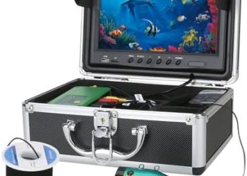 Fishing Camera with Monitor ice Fishing Camera Underwater 1000TVL,98ft/30m Cable for Lake Kayak Boat Saltwater Fishing
