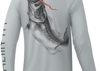 Palmyth Fishing Shirts for Men Long Sleeve UPF 50+ T Shirt Sun Protection Tee UV T-Shirts