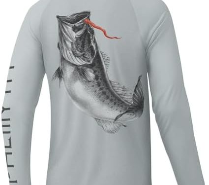 Palmyth Fishing Shirts for Men Long Sleeve UPF 50+ T Shirt Sun Protection Tee UV T-Shirts