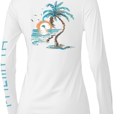 Palmyth Fishing Shirts for Women UPF 50+ Sun Protection Long Sleeve T-Shirt