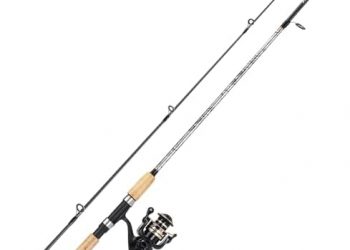 Sougayilang Reel and Fishing Rod Combo, Fiberglass Fishing Pole with Durable P-Cork Rod Handle, Lightweight Graphite Frame