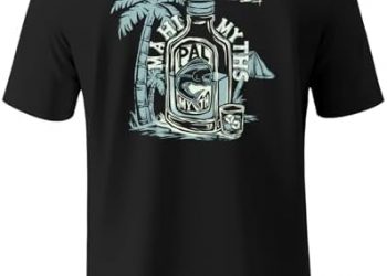 Palmyth Fishing Shirts for Men Sun Protection Shirts Short Sleeve UPF 50+ T-Shirt Tee Quick Dry