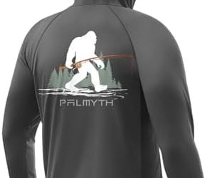 Palmyth Fishing Hoodie for Men Long Sleeve Sun Protection UV UPF 50+ Shirts