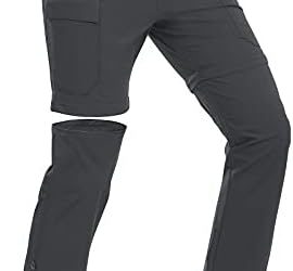 Wespornow Women’s-Hiking-Pants Convertible-Zip-Off-Quick-Dry-Pants for Cargo, Camping, Travel, Outdoor, Fishing, Safari