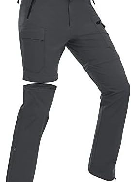 Wespornow Women’s-Hiking-Pants Convertible-Zip-Off-Quick-Dry-Pants for Cargo, Camping, Travel, Outdoor, Fishing, Safari