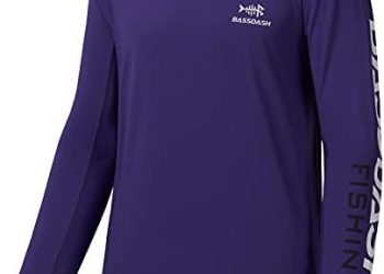 BASSDASH Fishing T Shirts for Men UV Sun Protection UPF 50+ Long Sleeve Tee T-Shirt