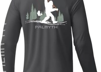 Palmyth Fishing Shirts for Men Long Sleeve UPF 50+ Sun Protection UV T Shirt Tee