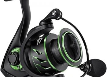 Piscifun Viper X Spinning Reels, Carbon Fiber 33LBs Max Drag, 10+1 Shielded BB, Saltwater Freshwater Spinning Fishing Reel, 5.2:1/6.2:1, 500, 1000, 2000, 3000, 4000, 5000 Series