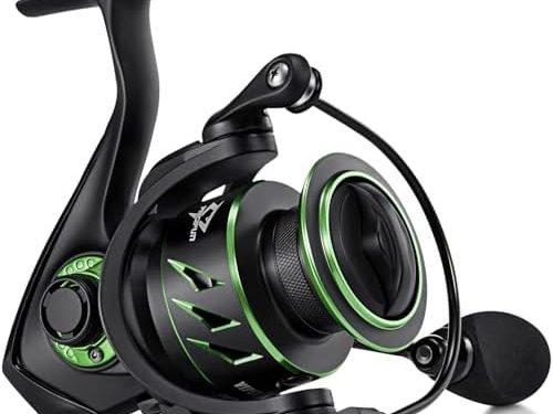 Piscifun Viper X Spinning Reels, Carbon Fiber 33LBs Max Drag, 10+1 Shielded BB, Saltwater Freshwater Spinning Fishing Reel, 5.2:1/6.2:1, 500, 1000, 2000, 3000, 4000, 5000 Series