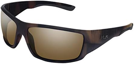 HUK Sunglasses, Polarized Lens Eyewear with Performance Frames, Fishing, Sports & Outdoors Sunglasses
