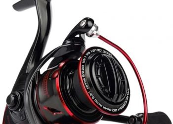 KastKing Sharky III Fishing Reel – New Spinning Reel – Carbon Fiber 39.5 LBs Max Drag – 10+1 Stainless BB for Saltwater or Freshwater – Oversize Shaft – Super Value!