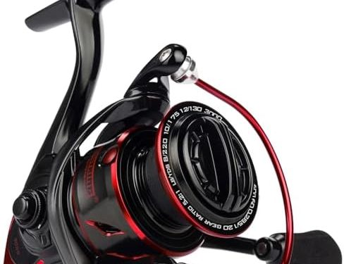 KastKing Sharky III Fishing Reel – New Spinning Reel – Carbon Fiber 39.5 LBs Max Drag – 10+1 Stainless BB for Saltwater or Freshwater – Oversize Shaft – Super Value!
