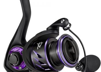 Piscifun Viper X Spinning Reels, Carbon Fiber 33LBs Max Drag, 10+1 Shielded BB, Saltwater Freshwater Spinning Fishing Reel, 5.2:1/6.2:1, 500, 1000, 2000, 3000, 4000, 5000 Series