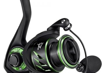 Piscifun Viper X Spinning Reels, Carbon Fiber 33LBs Max Drag, 10+1 Shielded BB, Saltwater Freshwater Spinning Fishing Reel, 5.2:1/6.2:1, 500, 1000, 2000, 3000, 4000, 5000 Series
